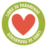 Sello libre de parabenos