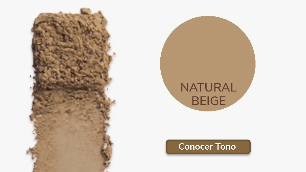 Tono Natural Beige Base Compacta