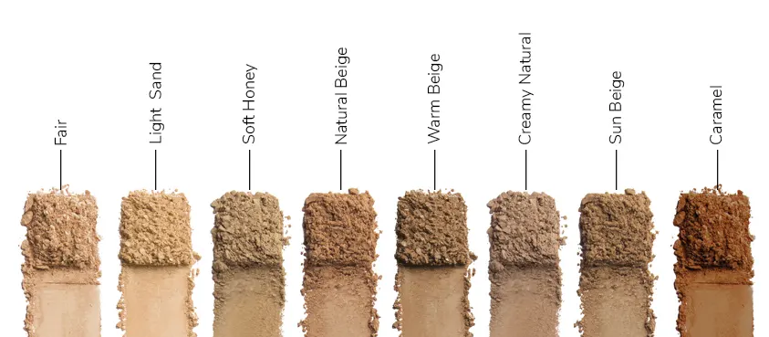 Tonos del Maquillaje Compacto seytu