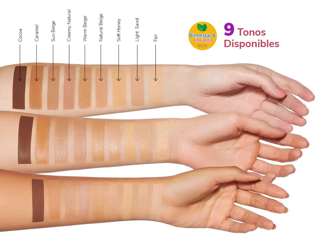 Tonos de Maquillaje Seytu